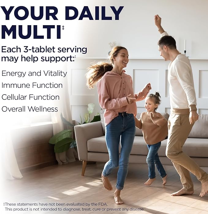 KAL® Enhanced Energy Multivitamin | Whole Food Based Vitamins &amp Minerals w/ Antioxidants Digestive Enzymes &amp Natural Carotenoids | 180 Capsules
