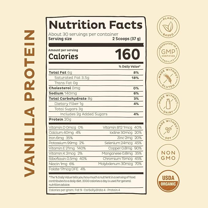 KOS PowerPlant Bundle (Organic Plant-Based Vanilla Protein Powder + Organic Reds Blend + Organic Greens Blend)