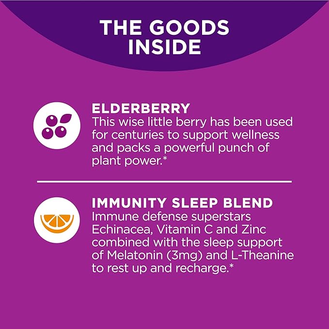 OLLY Immunity Sleep and Women's Multivitamin Gummy Vitamin Bundle (60 + 90 Count)