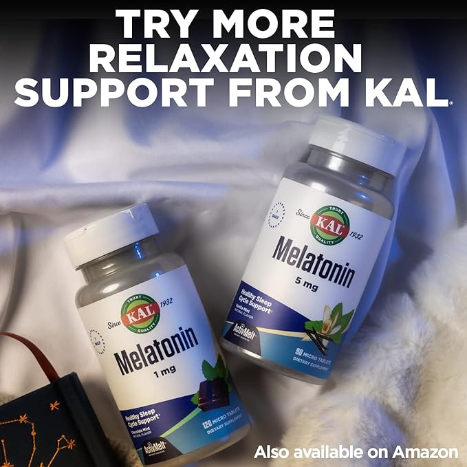 KAL Melatonin 3mg DropIns Fast Acting Sleep Aid Melatonin Drops for Calming Relaxation and Healthy Sleep Cycle Support Natural Raspberry Flavor 60 Day Guarantee Approx. 88 Servings 3 fl oz