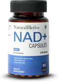 NAD+ Supplement 950mg Per Serving (Nicotinamide Adenine Dinucleotide) NAD+ Supplements for Men &amp Women 60 Vegan Gluten-Free Capsules 30 Day Supply