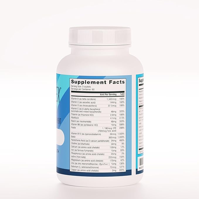 AdvoCare CorePlex with Iron - Multivitamin with Vitamin A B-6 B-12 C &amp E - Also Includes Thiamine Folic Acid &amp Magnesium - 180 Caplets