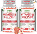 2 Pack 33-in-1 Liposomal Vitamin B Complex Gummies -B1 B2 B3 B4 B5 B6 B7 B8 B9B12 | Vitamin C D3K2|CalciumMagnesiunZinc etc.for Energy BrainImmuneSkin Support &ampHeart Support