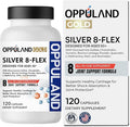 Silver 8 Flex - Joint Support Supplement for Men &amp Women - Glucosamine Chondroitin MSM Complex for Knee Hip and Movement Health - Nutritional Advanced Formula for Ages 50+ - 120 Capsules