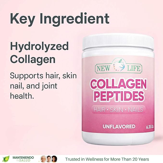 New Life Collagen Peptides Powder Joint Support 6.35 Oz