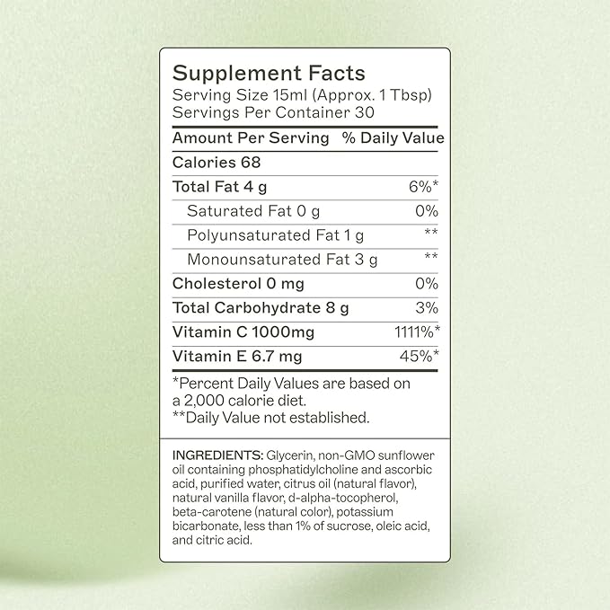 Amy Myers MD Liposomal Vitamin C - Non-GMO High-Absorption Supplement for Immune Support &amp Collagen Production - Gluten-Free Non-Dairy &amp Non-Soy - 16 Fl Oz