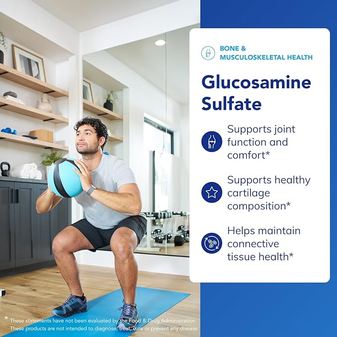 Pure Encapsulations Glucosamine Sulfate 1000 mg | Supplement for Joint Support and Mobility Cartilage Health and Connective Tissue* | 360 Capsules