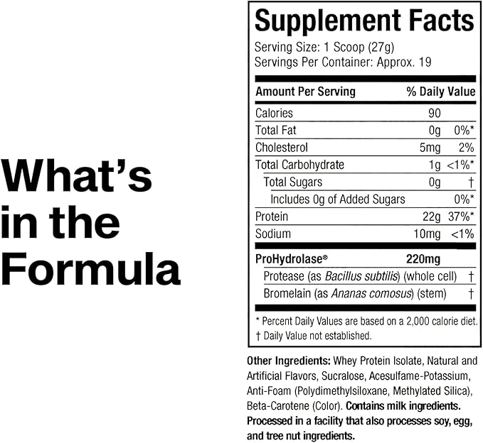 MuscleTech Whey Protein Powder Clear Whey Protein Isolate Whey Isolate Protein Powder for Women &amp Men Clear Protein Drink 22g of Protein 90 Calories Orange Dreamsicle 1.1lb (19 Servings)