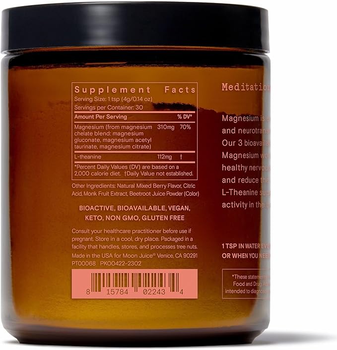 Ting &amp Magnesi-Om by Moon Juice | Ting Vitamin B Complex &amp Ginseng for Caffeine-Free Natural Energy &amp Magnesi-Om Magnesium Powder Supplement for Relaxation | Caffeine-Free Energy &amp Dee