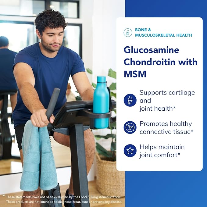 Pure Encapsulations Glucosamine Chondroitin with MSM - Supports Joint Health &amp Normal Cartilage Formation* - Maintains Enzyme Activity - Gluten-Free &amp Non-GMO - 360 Capsules
