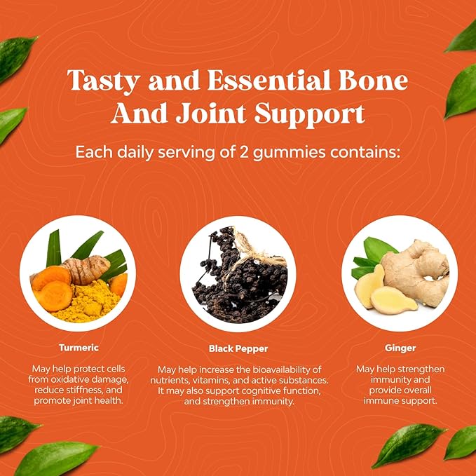 Bundle of Turmeric Curcumin Immune Support Gummies with Black Pepper - Joint Supplement with Curcumin Powder and Liver Cleanse Detox &amp Repair - Milk Thistle Supplement for Digestion &amp Immune H