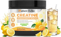 Creatine Monohydrate Powder - Lemon - 30 Servings - 5g of Creatine Monohydrate - Supports Muscle ATP Production Energy Strength - Vegan Gluten Free
