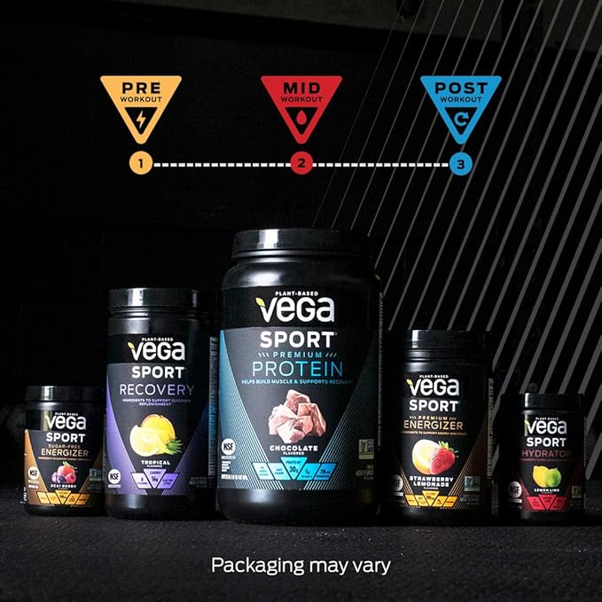 Vega Premium Sport Vegan Protein Powder Mocha (19 Servings) 30g Plant Based Protein 5g BCAAs Low Carb Keto Dairy Free Gluten Free Non GMO Pea Protein for Women and Men 1.7 lbs (Pack of 12)