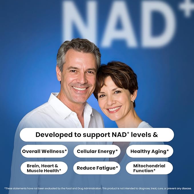 NMN NAD Supplement with Resveratrol – 1230mg Multi-Ingredient NMN Formula with TMG Urolithin A &amp Quercetin Daily Capsules for Women &amp Men mnm Supplement 60 Count