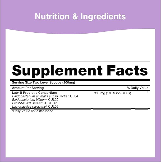 Pro-Ven Probiotics | Baby Probiotic | Powder with Scoop | from Birth to 3 Years of Age | Pure &amp Safe | 10 Billion CFUs | Gut &amp Immune Support | Multi-Strain