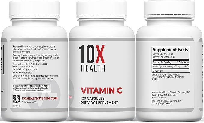 10X Health Daily Defense Bundle - 10X Optimize 10X Zinc 10X Vitamin C &amp Methylene Blue Drops - for Immunity Cellular Health &amp Energy Boost