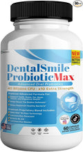 DentalSmile ProbioticMax Advanced Oral Probiotic Supplement 40 Billion CFU 60 Capsules Gluten Free (1)