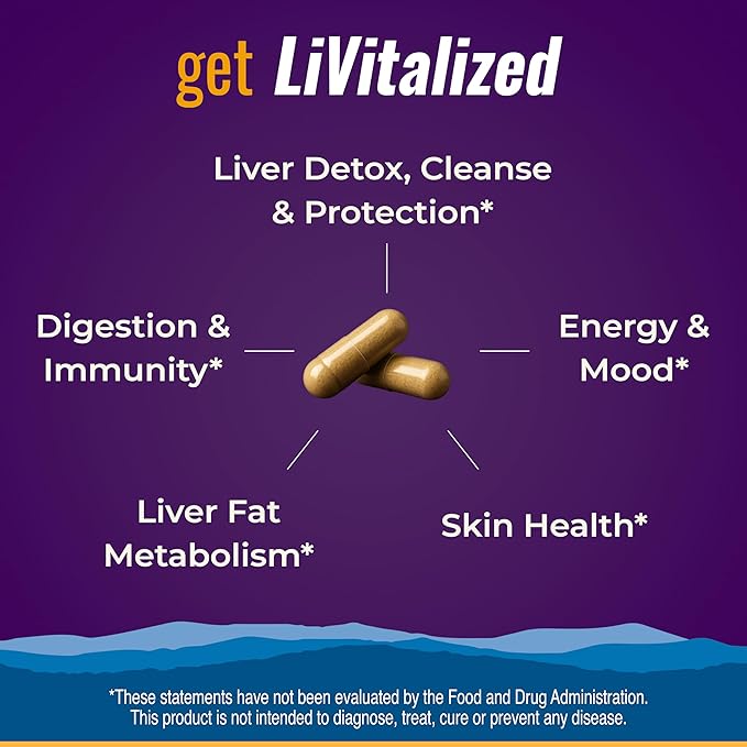 Liver Cleanse Detox &amp Repair – 28-in-1 Liver Support - Milk Thistle Dandelion NAC Alpha Lipoic Acid Artichoke &amp Reishi Chaga Turkey Tail Mushroom – Active Liver Health Supplement 1540mg (60 C