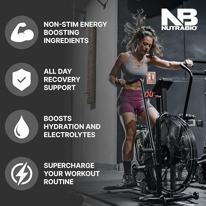 NutraBio Alpha EAA - All-Day Amino Acids for Muscle Growth and Hydration - Essential Amino Acids with Nootropics &amp Adaptogens- Full Spectrum EAA BCAA Powder - 30 Servings - Cherry Lime Slush