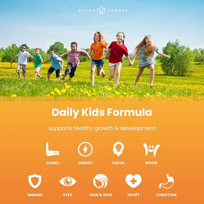 NutraChamps Kids Multivitamins &amp Kids Magnesium Gummies