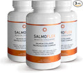 VITASEI Salmoflex Marine Collagen Peptides with Hyaluronic Acid and Vitamin C D E - Salmon Collagen Supplement for Bone and Joint - Hair Skin and Nails Vitamins - 60 Capsules (Pack of 3)