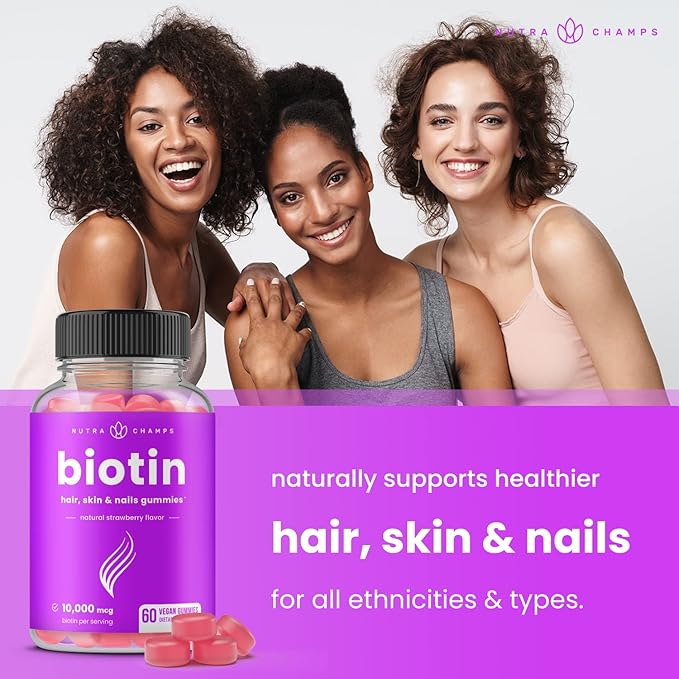 NutraChamps Biotin Gummies and Liquid Multivitamins