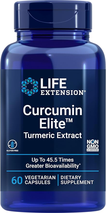 Life Extension Curcumin Elite Turmeric Extract Promotes a Healthy inflammatory Response &amp One-Per-Day Multivitamin – Packed with Over 25 Vitamins