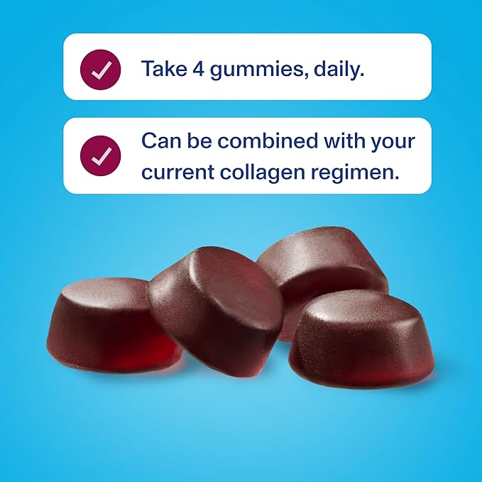 Vital Proteins Collagen Gummies 2.5g of Clinically-Tested Collagen for Hair Skin Nails &amp Wrinkles 120 ct Bottle Pack of 2 Raspberry Flavor