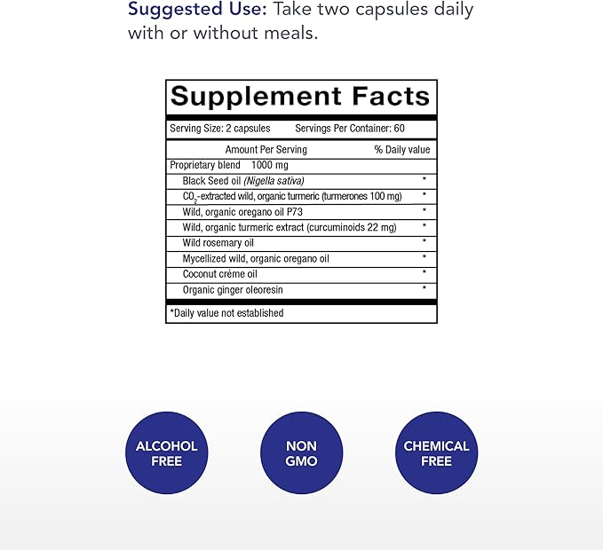 Physician's Strength Turmeric Extra Strength - 120 Softgels - Wild Raw Whole Food Turmeric Extract - Hexane Free - 60 Servings