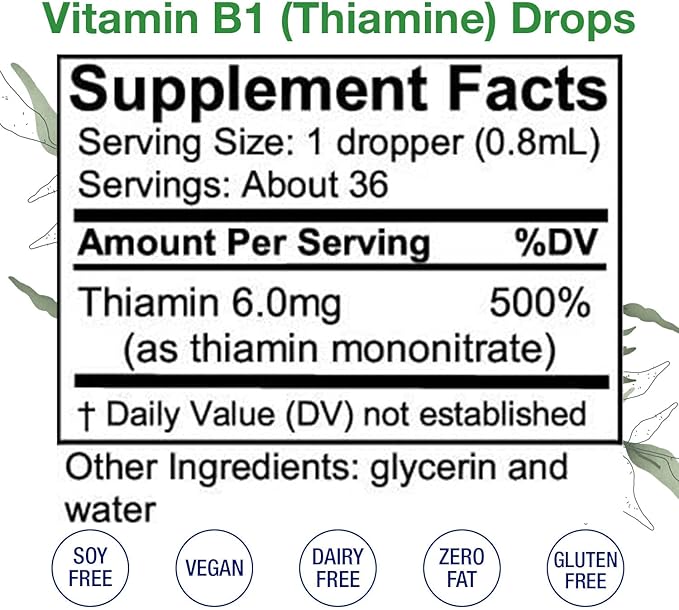HoneyCombs Liquid Drops 1oz Each Save 10% - Vitamin B5 (Pantothenic Acid) + Vitamin B2 (Riboflavin) + Vitamin B1 (Thiamine)