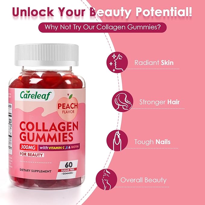 Vegan Ashwagandha Gummies Sugar Free Collagen Gummies