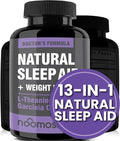 NooMost Natural Sleep Aid Supplements with MagnesiumL theanine &amp Garcinia | Sleep Pills for deep &amp Restful Sleep for Adults | Non-Habit-Forming | Helps Fall Asleep Fast Stay Asleep Longer | 6