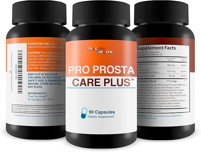 Pro Prosta Care Plus - Our Best Prostate Health Supplements for Men - Turmeric Black Pepper Natural Prostate Support Supplement - Our Best Prostate Supplements for Men Over 60 - Natural Prostate Flow