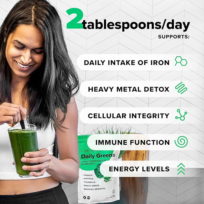Complement Daily Greens &amp Triple B12 Spray Bundle – Comprehensive Nutrient Support for Energy and Wellness