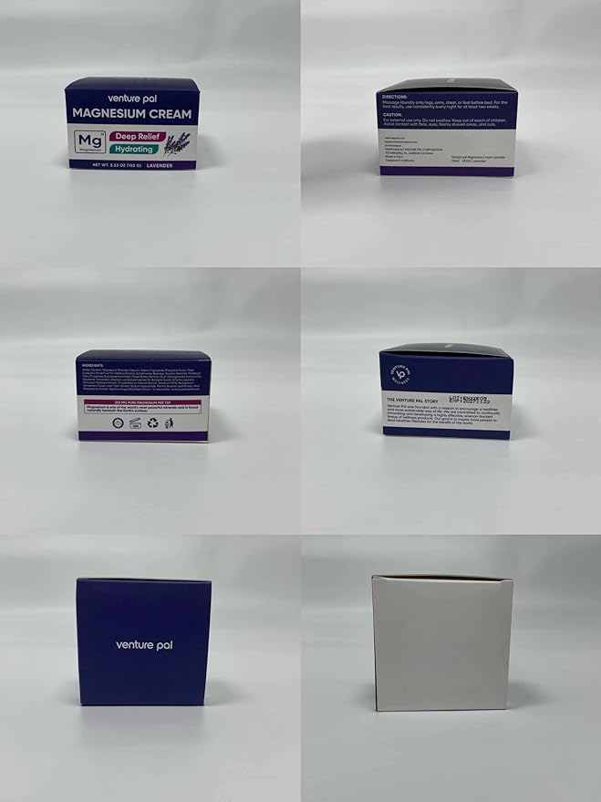 Venture Pal Magnesium Lotion &amp Sugar-Free Electrolyte Powder Packets