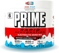 Prime Rapid Rehydration Electrolyte Powder Ice Pop Sugar Free Hydration Drink Mix with Sodium Potassium Magnesium &amp B Vitamins to Replenish Fluids Caffeine Free 6 Gallon Tub 48 SRV