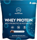 MRM Nutrition Whey Protein - Vanilla Flavored Microfiltered Whey Protein Isolate &amp Concentrate 16 Different Probiotic Strains BCAAs &amp Digestive Enzymes Gluten Free for Women &amp Men -