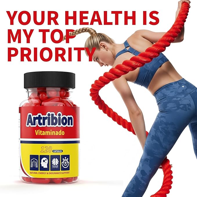 Artribion Vitaminado MAX 120 Capsules Daily Nourishment for Health. Artribion MAX for Men Women Pay Attention to Your own Health (Vitaminado 120 Capsules - 1Pcs)
