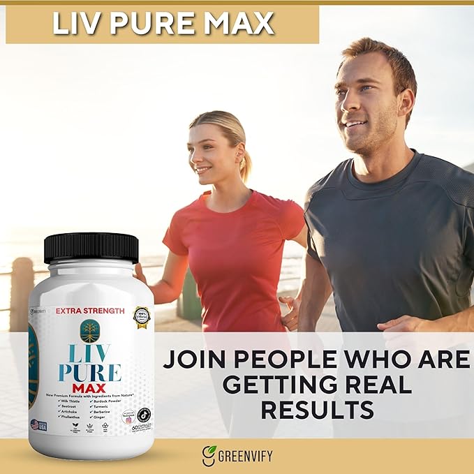 Liv Pure Max Extra Strength Liver Support Supplement 60 Veggie Capsules with Milk Thistle and Natural Ingredients (3)