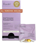 Perelel 2nd Trimester Prenatal Pack Multivitamin with Magnesium Omega 3 Iron &amp Calcium Nutritional Support for Second Trimester Wellness Soy &amp Gluten Free Non GMO 30 Daily Pill Packs