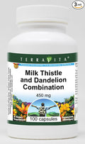 Milk Thistle and Dandelion Combination - 450 mg (100 Capsules ZIN: 512989) - 3 Pack