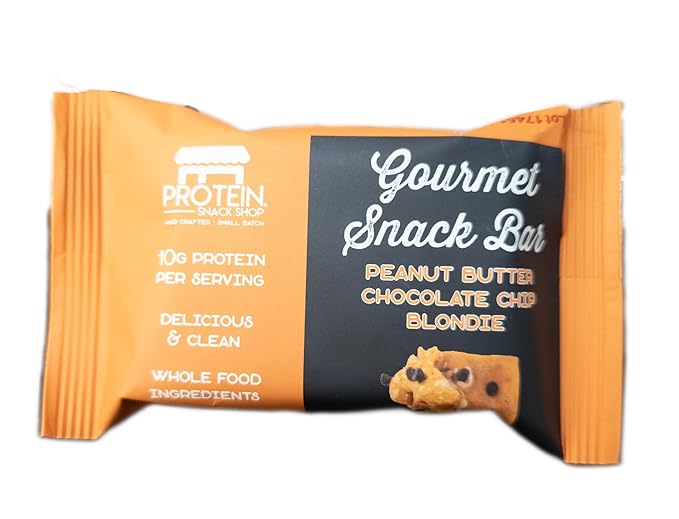 Gourmet Protein Brownie &amp Blondie Bars | High Protein Gluten-Free Honey-Sweetened No Seed Oils or Preservatives – Protein Snack Shop (8 Variety)