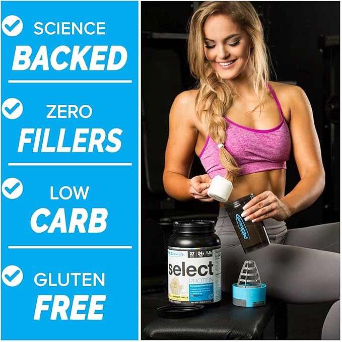PEScience Select Protein Powder Whey and Casein Blend Clean Protein Powder for Women and Men Low Calorie Low Carb Keto Friendly Gluten Free - Pumpkin Pie 27 Servings