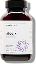 SMARTERNUTRITION Smarter Sleep Melatonin Dissolvable Tablets 4.5 mg + Natural Clinically Proven Lactium® for Sleep &amp Stress Support - Mint Flavor Melatonin Tablets - Non-GMO-60 Count[30-Day Supply