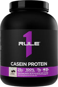 Rule 1 Casein Protein - 25g Protein and 11g EAAs Per Serving from Slow-Release Micellar Casein for Overnight Recovery and Sustained Delivery Between Meals (4 Pounds* Cookies &amp Crème)