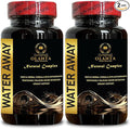 Water Away Complex - Natural Water Away Pills Tart Cherry Milk Thistle Turmeric Immune Booster Premium Herbal diuretics for Water Out Pills Bloating Relief - 2 Bottles