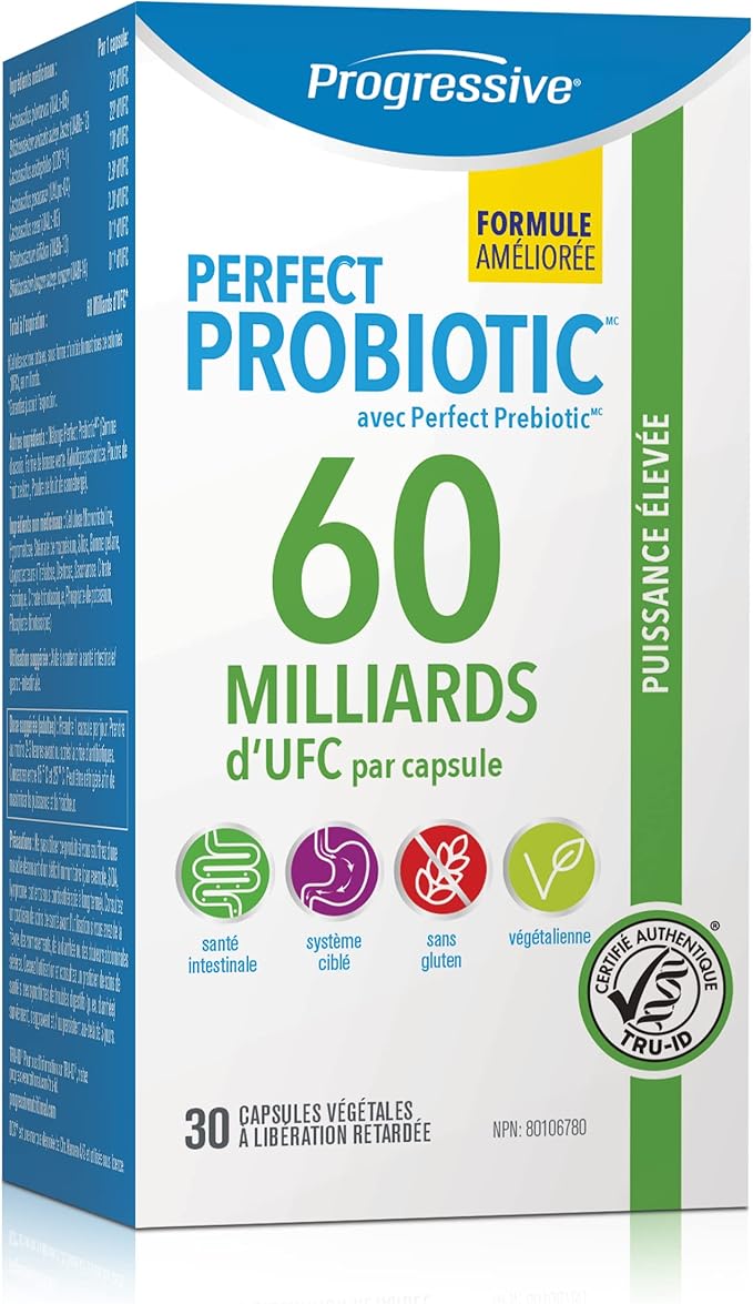 PROGRESSIVE Perfect Probiotic 60B 30 CT