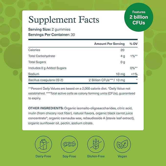 Youtheory Spore Probiotic Zero Sugar Gummy 90ct
