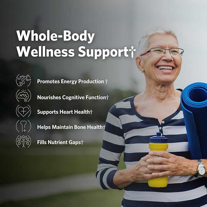 Cooper Complete - Basic One Multivitamin Iron Free - Daily Multivitamin and Mineral Supplement Plus Fish Oil Supplement - 60 Day Supply