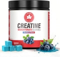 Creatine Gummies NSF Certified 5g Creatine Monohydrate per Serving with Taurine &amp B12 Blueberry Flavor 120 Count for Men &amp Women